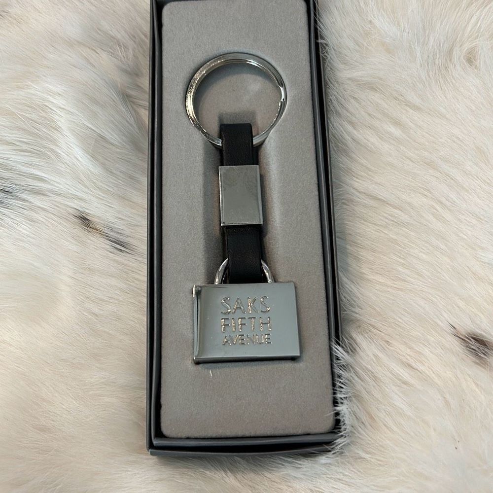 Saks Fifth Avenue Mini Purse Keychain